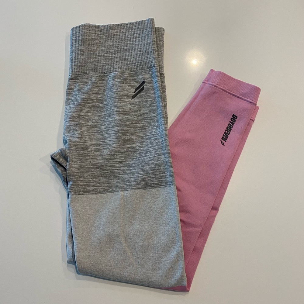 Trinity Seamless Leggings in Musk Pink